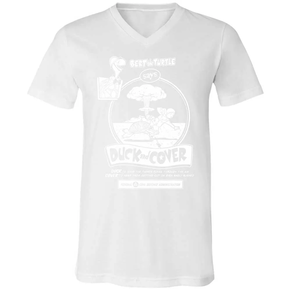 Unisex V-Neck T-Shirt - 2VA6L91B - White - 16