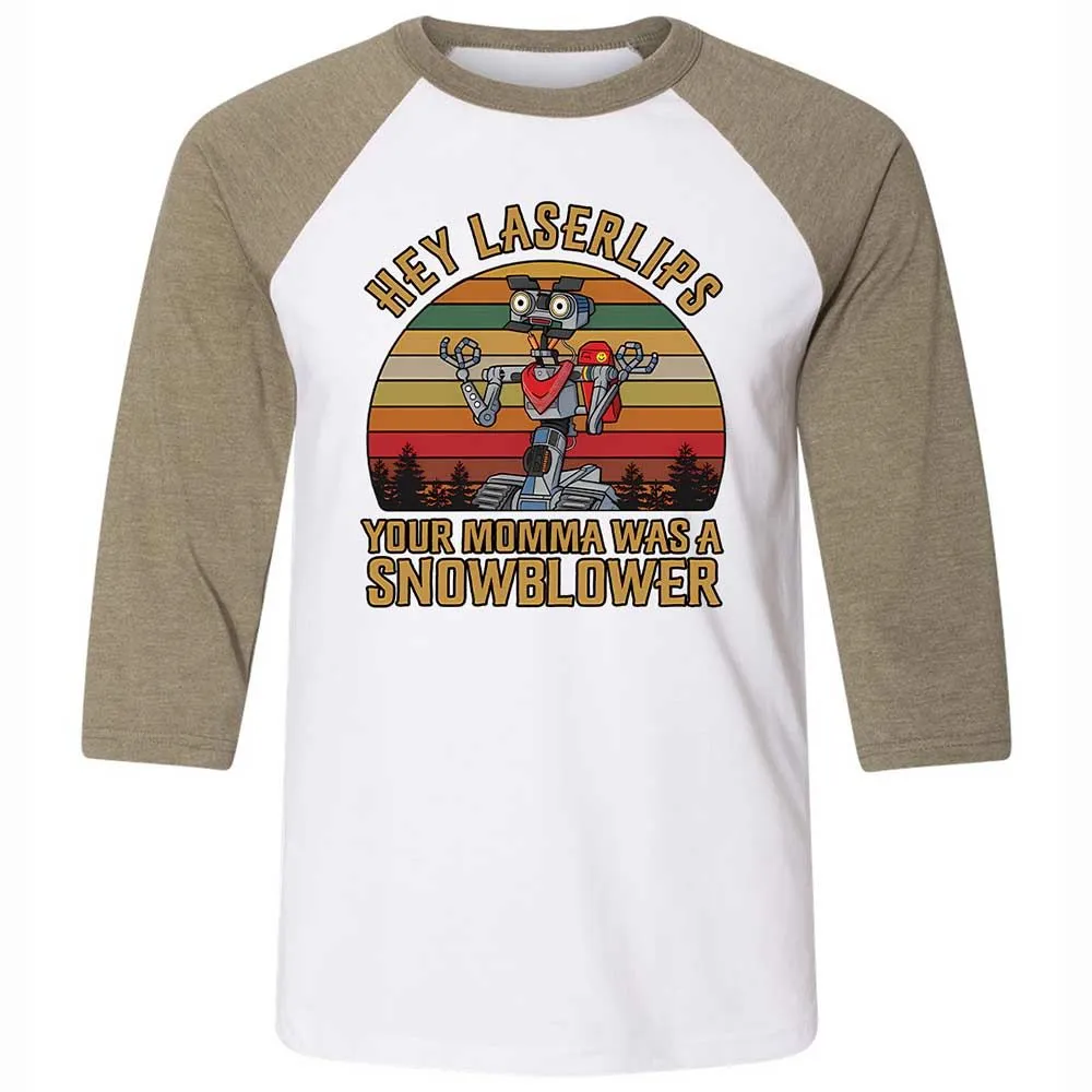 Unisex 3/4 Baseball Tee - LEGDN18G - White/Heather Olive - 4