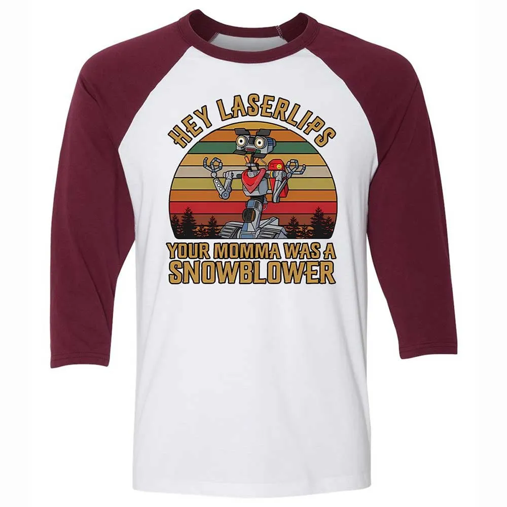 Unisex 3/4 Baseball Tee - LEGDN18G - White/Maroon - 7