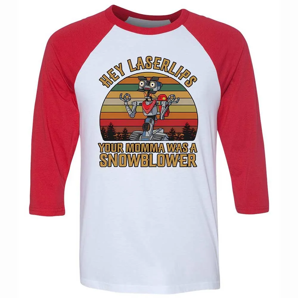Unisex 3/4 Baseball Tee - LEGDN18G - White/Red - 9