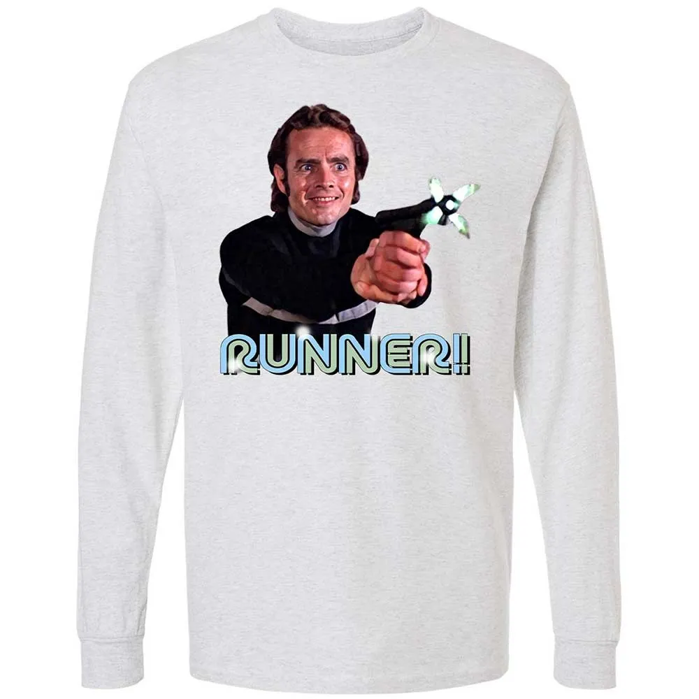 Long Sleeve T-Shirt - M3EV1N56 - Ash - 14