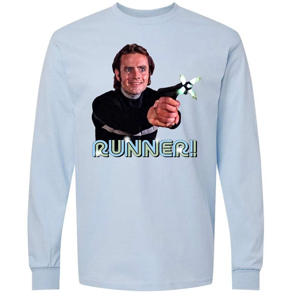 Long Sleeve T-Shirt - M3EV1N56 - Light Blue - 18