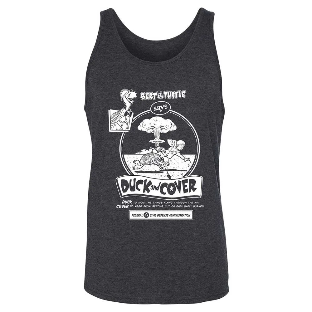 Unisex Jersey Tank - K7RDA4RD - Dark Grey Heather - 5