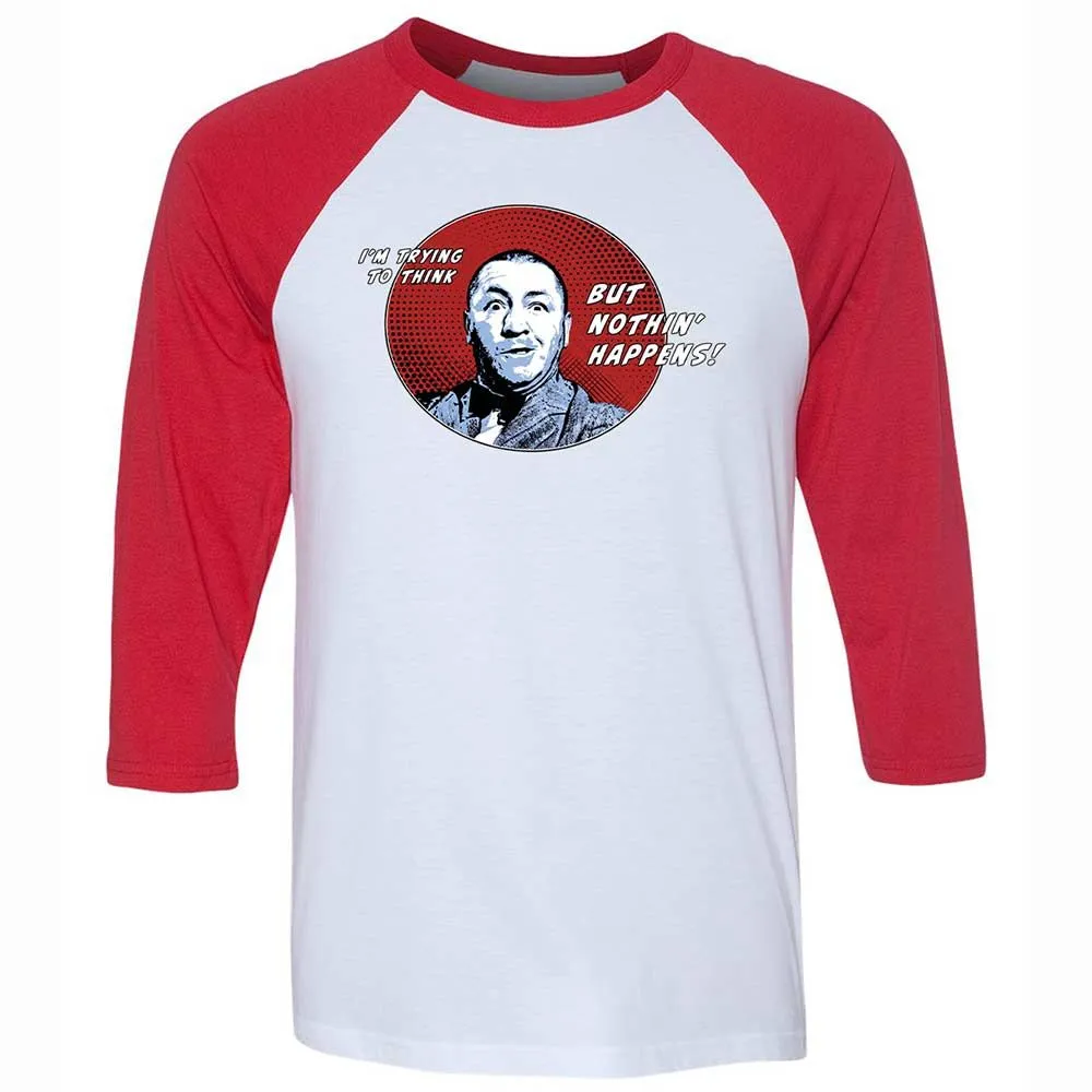 Unisex 3/4 Baseball Tee - TVNG14S4 - White/Red - 9