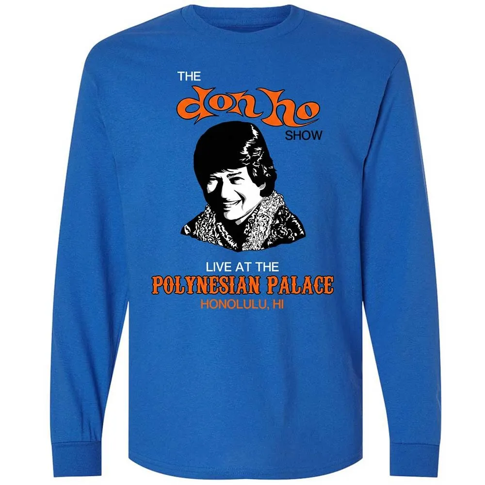 Long Sleeve T-Shirt - 1BL9FL47 - Royal - 3