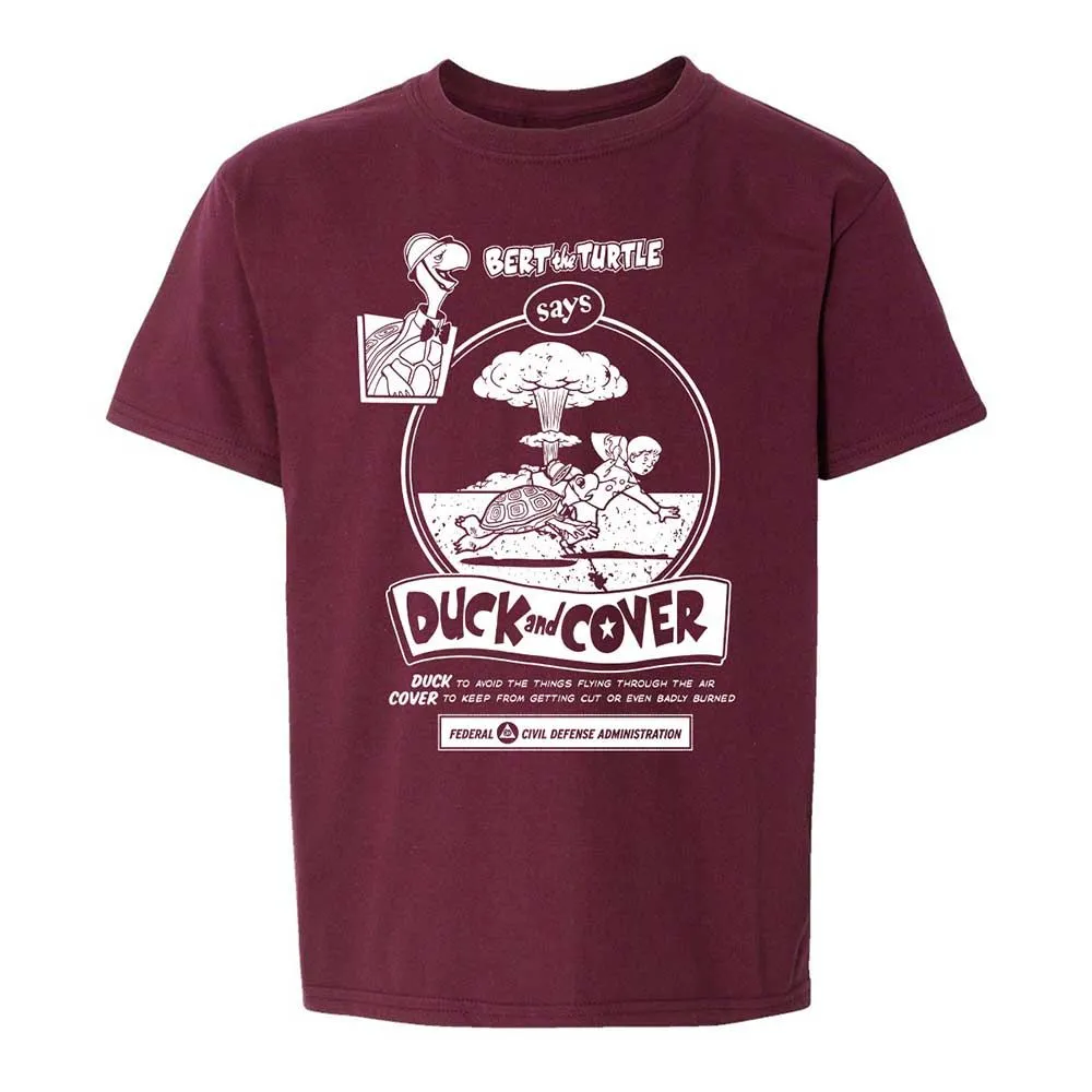 Kids T-Shirt - K7L9FKGV - Maroon - 14