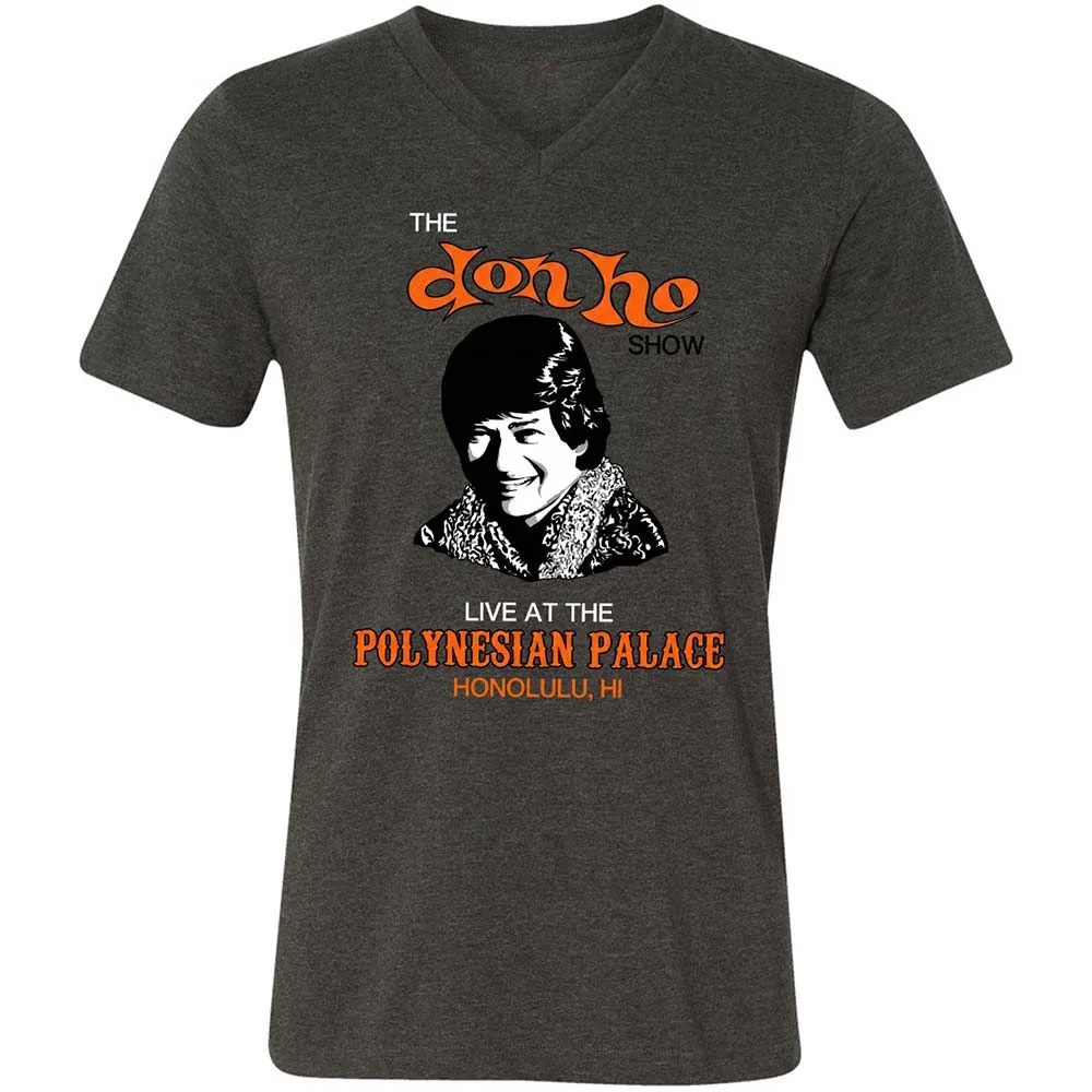 Unisex V-Neck T-Shirt - 2CNFZ68G - Dark Grey Heather - 9