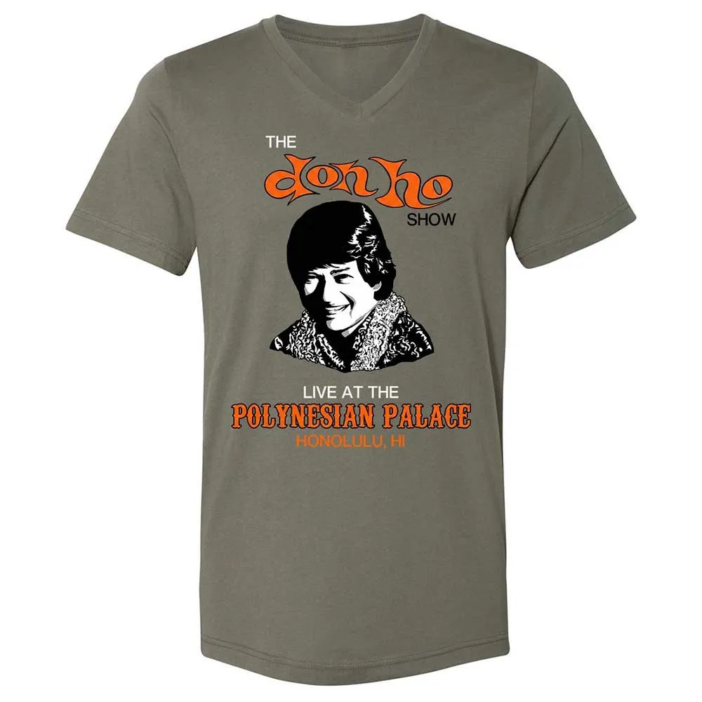 Unisex V-Neck T-Shirt - 2CNFZ68G - Military Green - 11