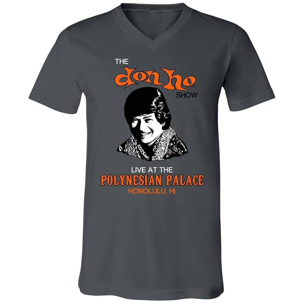 Unisex V-Neck T-Shirt - 2CNFZ68G - Asphalt - 13