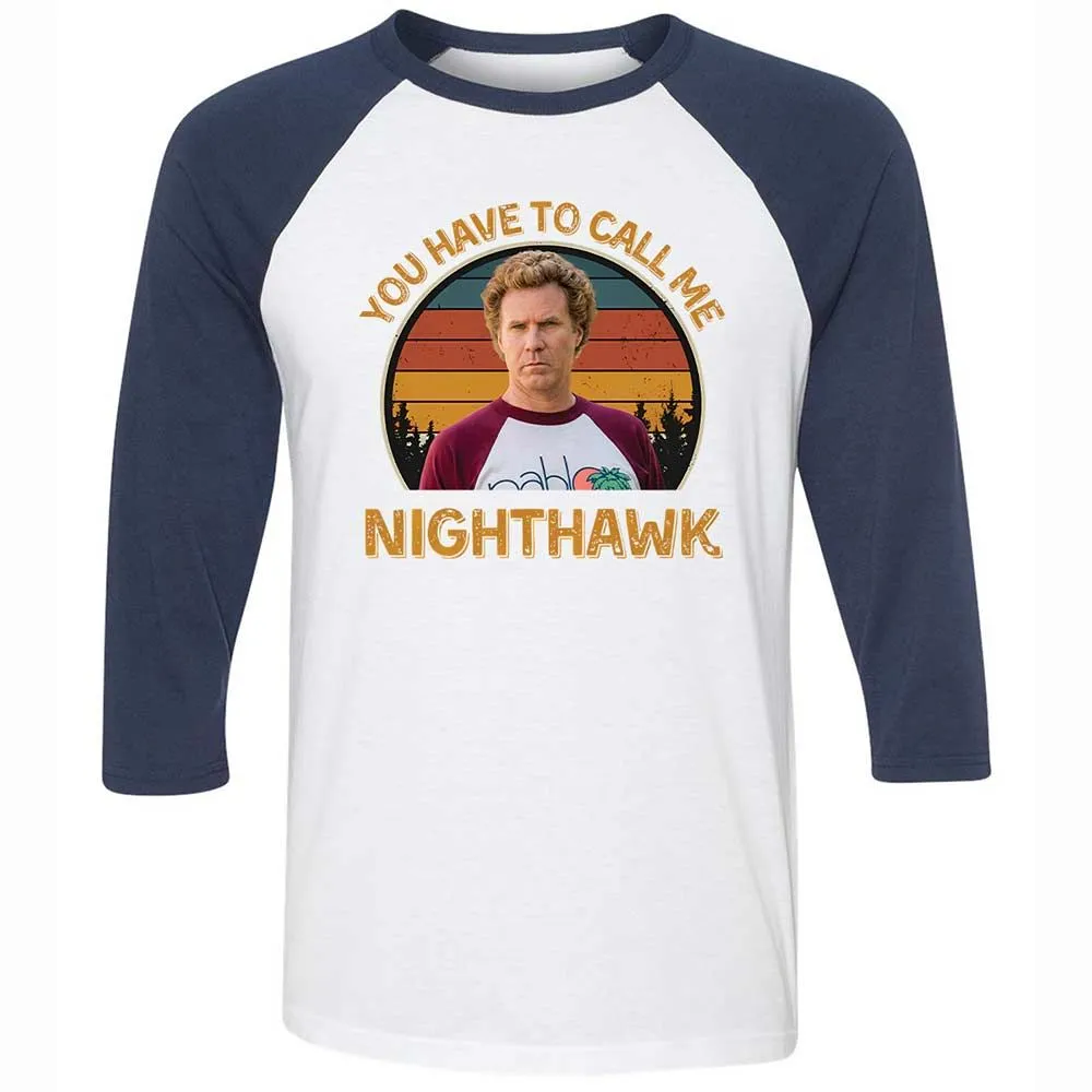 Unisex 3/4 Baseball Tee - PY5KLN9U - White/Navy - 8