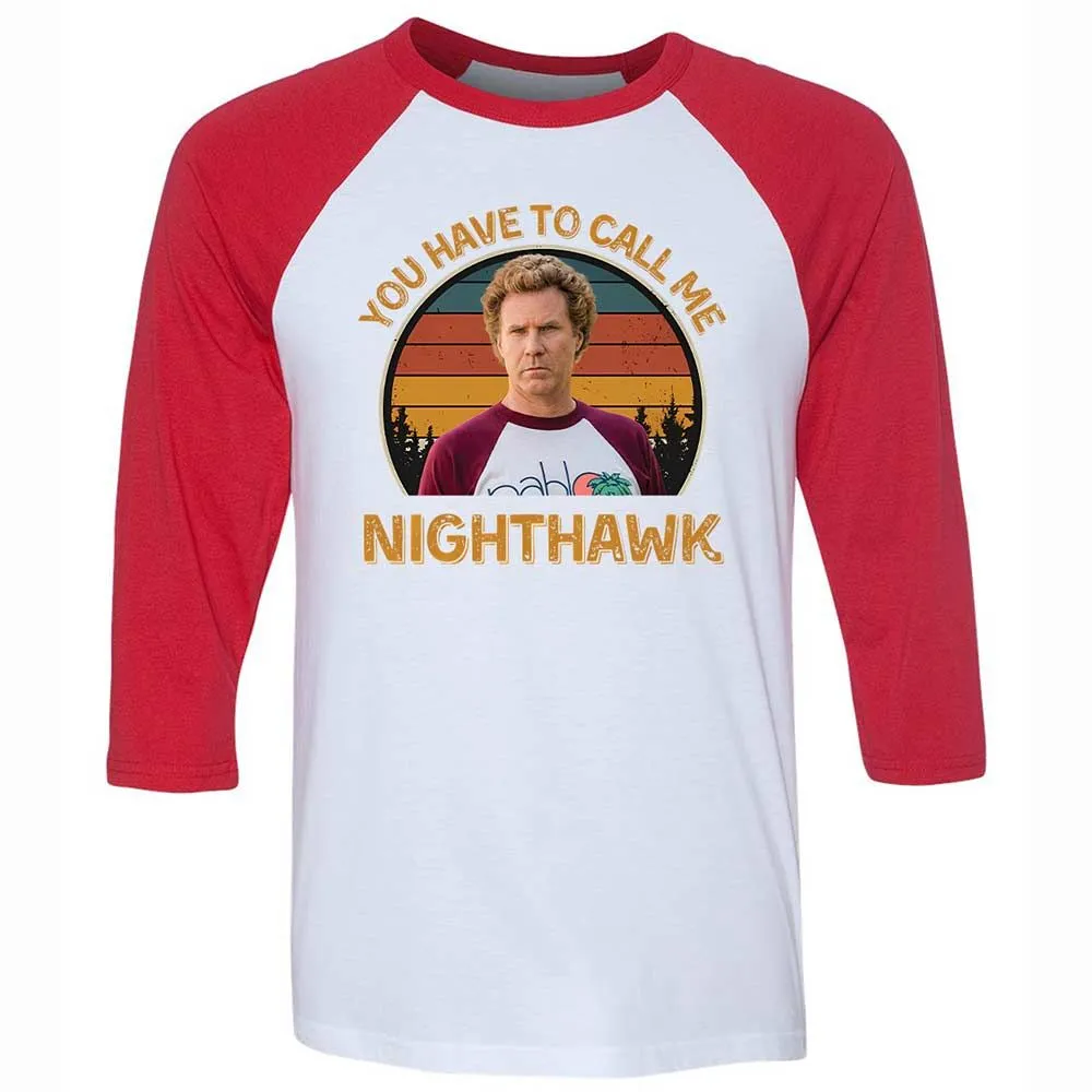Unisex 3/4 Baseball Tee - PY5KLN9U - White/Red - 9