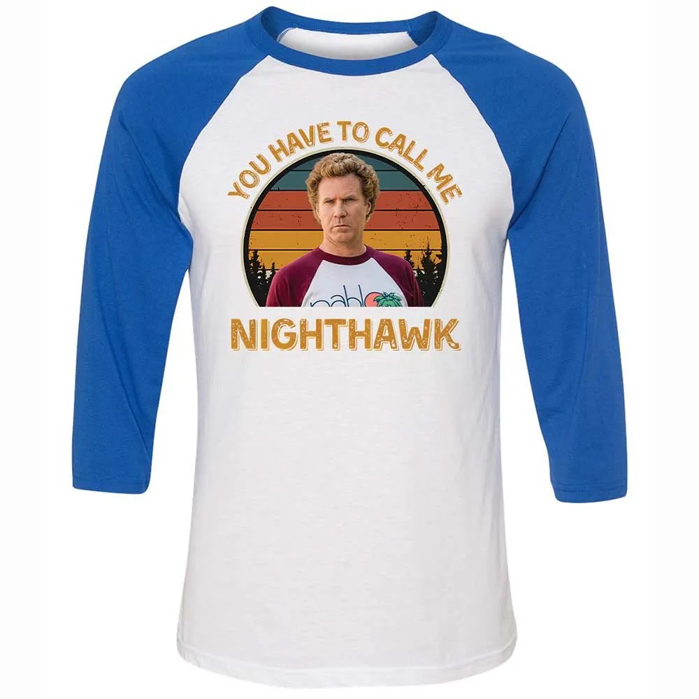 Unisex 3/4 Baseball Tee - PY5KLN9U - White/True Royal - 10