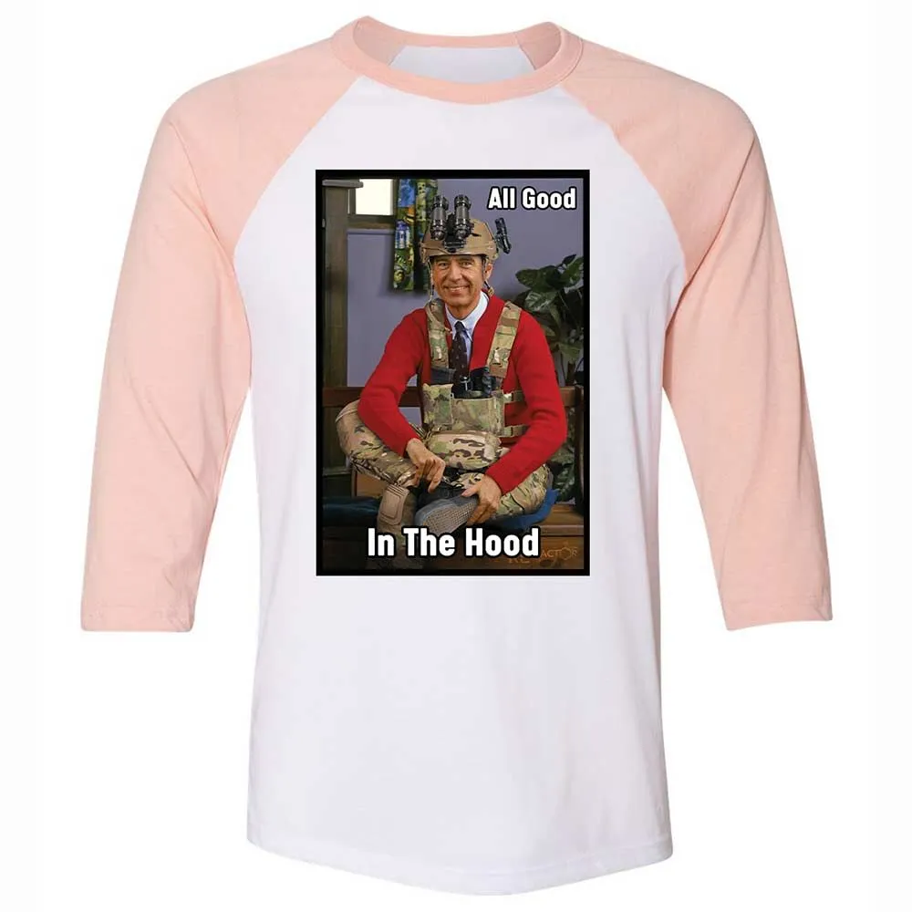 All Good In The Hood - White/Heather Peach - 5