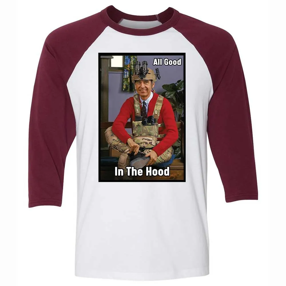 All Good In The Hood - White/Maroon - 7