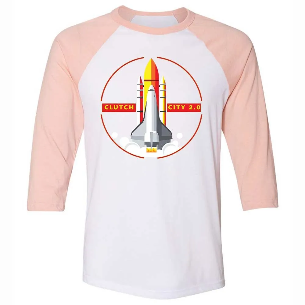 Clutch City - White/Heather Peach - 5