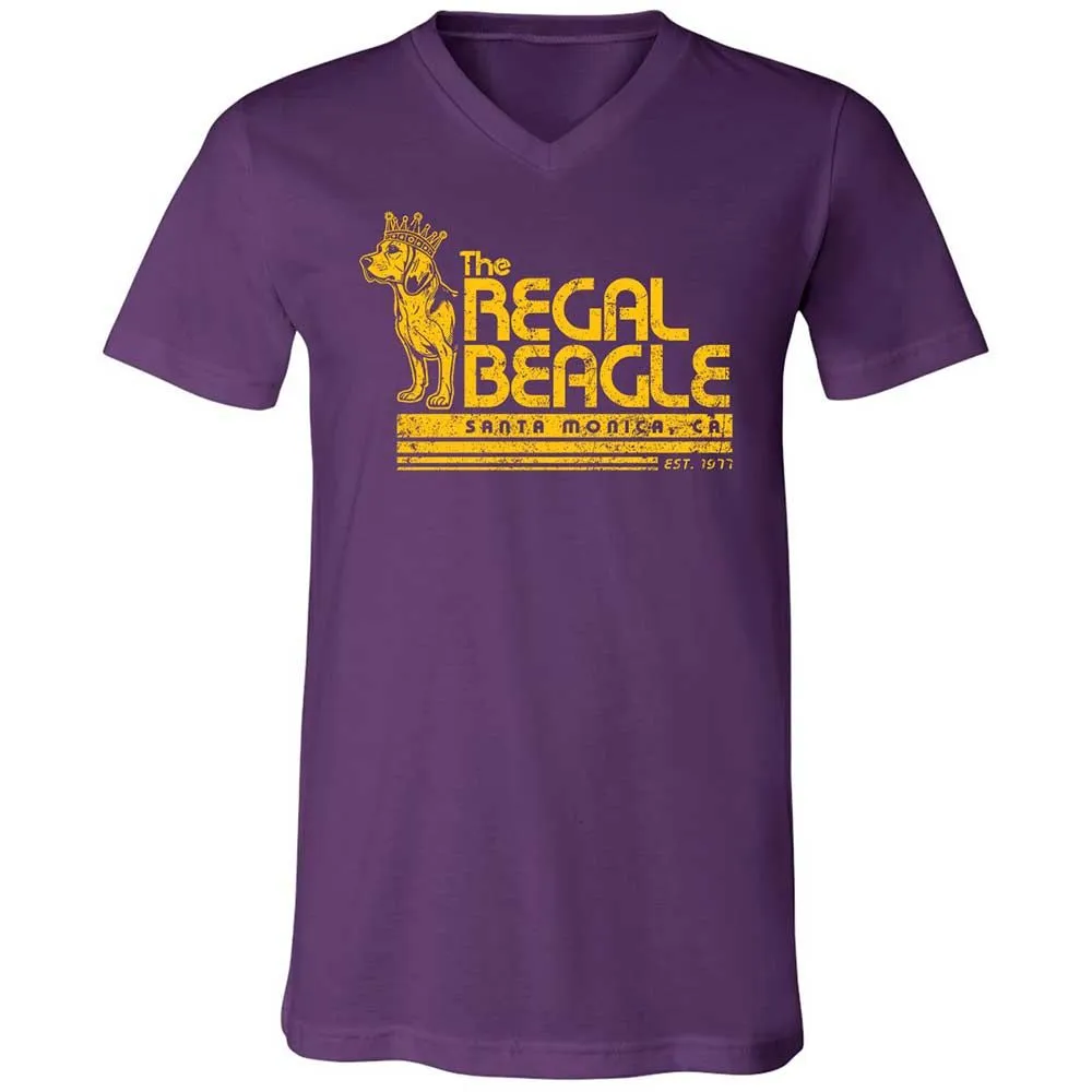 Unisex V-Neck T-Shirt - N3C58UKQ - Team Purple - 10