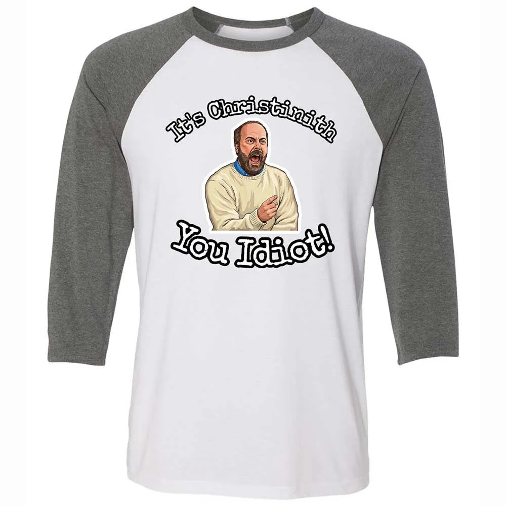 Unisex 3/4 Baseball Tee - 3BCMWN85 - White/Deep Heather - 11