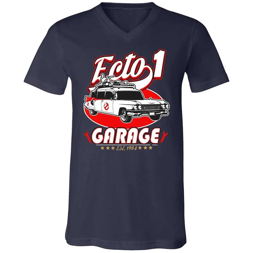Unisex V-Neck T-Shirt - W8P63K7P - Navy - 2