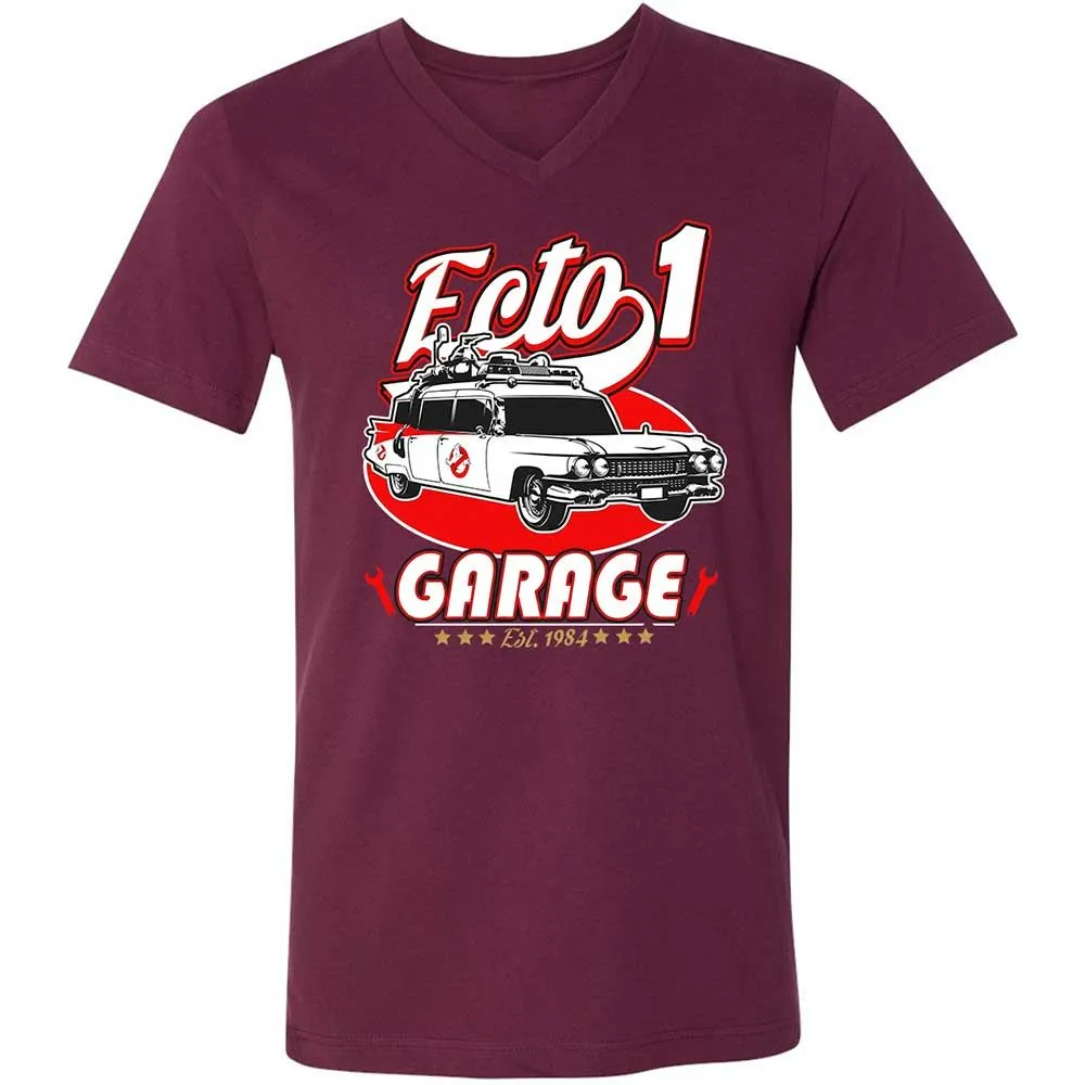Unisex V-Neck T-Shirt - W8P63K7P - Maroon - 8