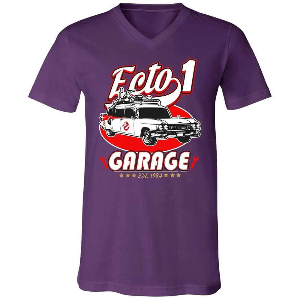 Unisex V-Neck T-Shirt - W8P63K7P - Team Purple - 10