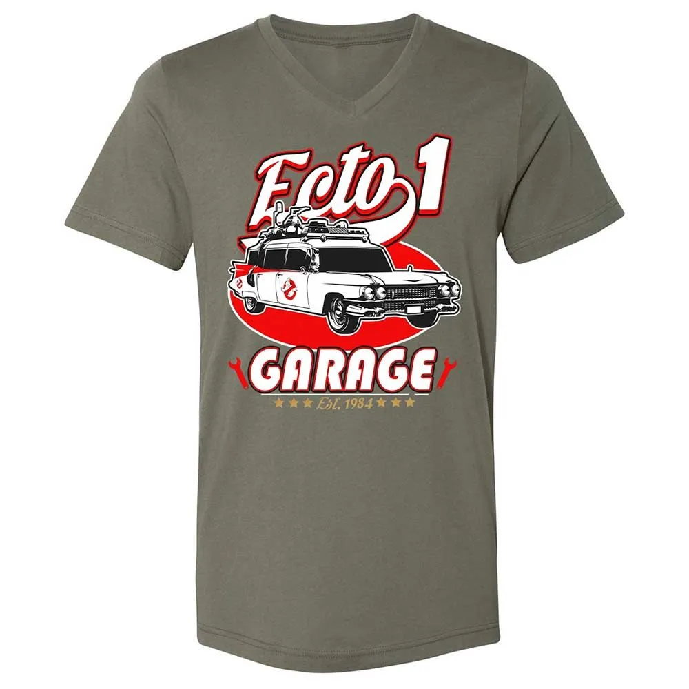 Unisex V-Neck T-Shirt - W8P63K7P - Military Green - 11