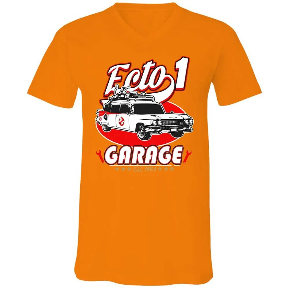 Unisex V-Neck T-Shirt - W8P63K7P - Orange - 12