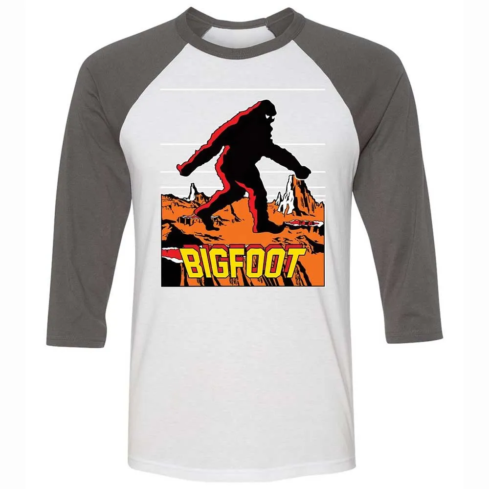 Unisex 3/4 Baseball Tee - SXU897H6 - White/Asphalt - 2