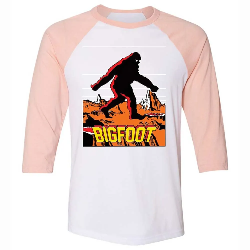 Unisex 3/4 Baseball Tee - SXU897H6 - White/Heather Peach - 5