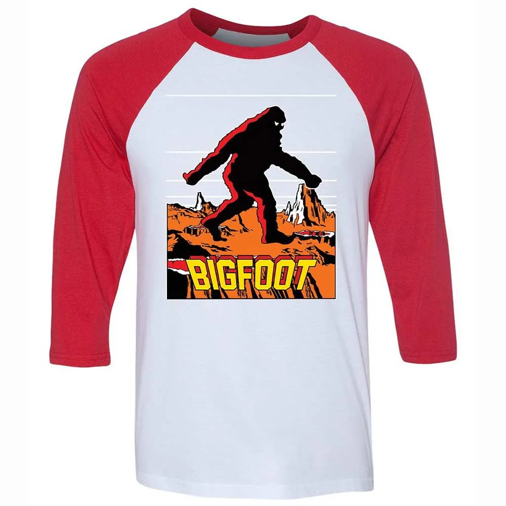 Unisex 3/4 Baseball Tee - SXU897H6 - White/Red - 9