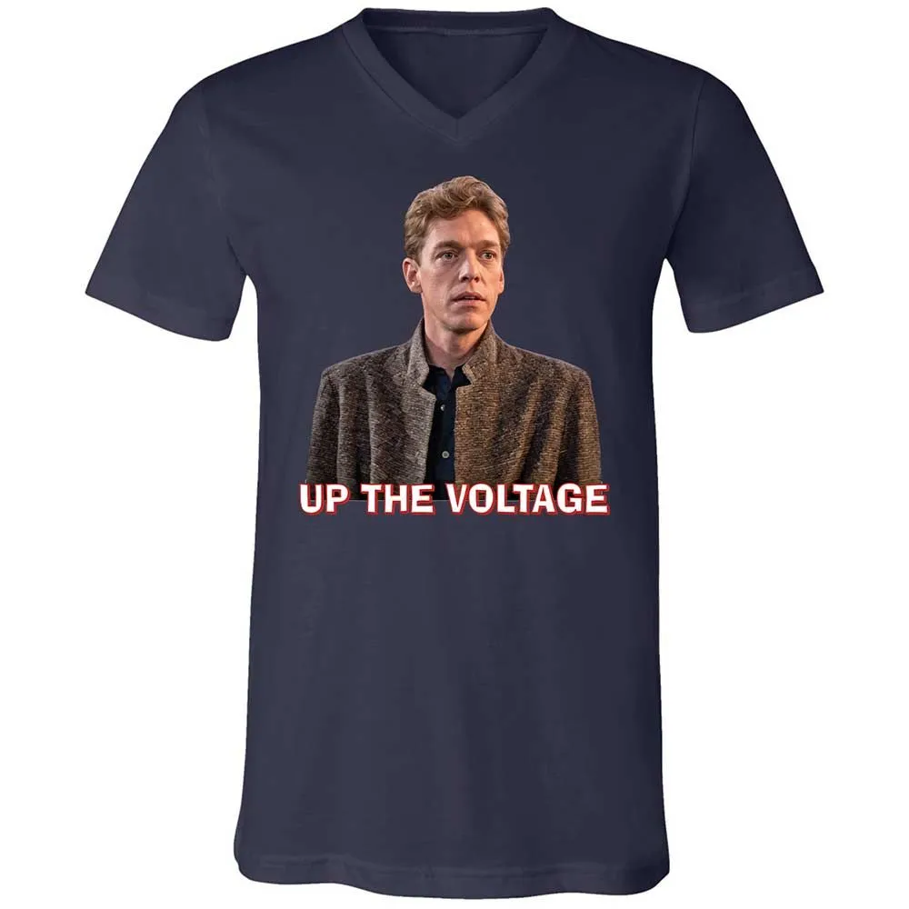 Unisex V-Neck T-Shirt - GU13KH3U - Navy - 2