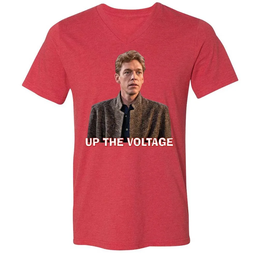 Unisex V-Neck T-Shirt - GU13KH3U - Heather Red - 7