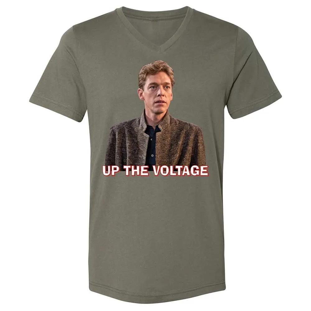 Unisex V-Neck T-Shirt - GU13KH3U - Military Green - 11