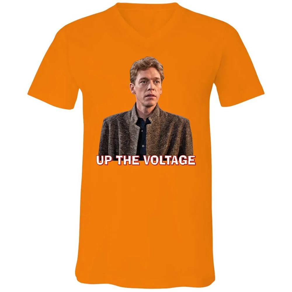 Unisex V-Neck T-Shirt - GU13KH3U - Orange - 12