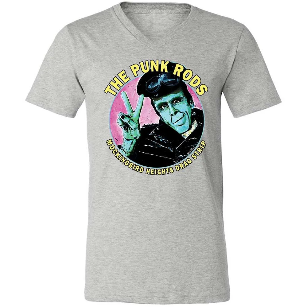 Unisex V-Neck T-Shirt - 9S9WHDHM - Athletic Heather - 2