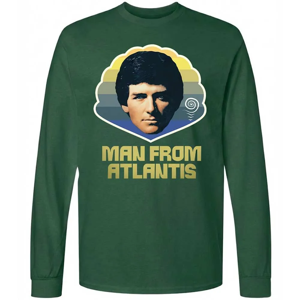 Long Sleeve T-Shirt - QFHCAQVR - Forest Green - 4