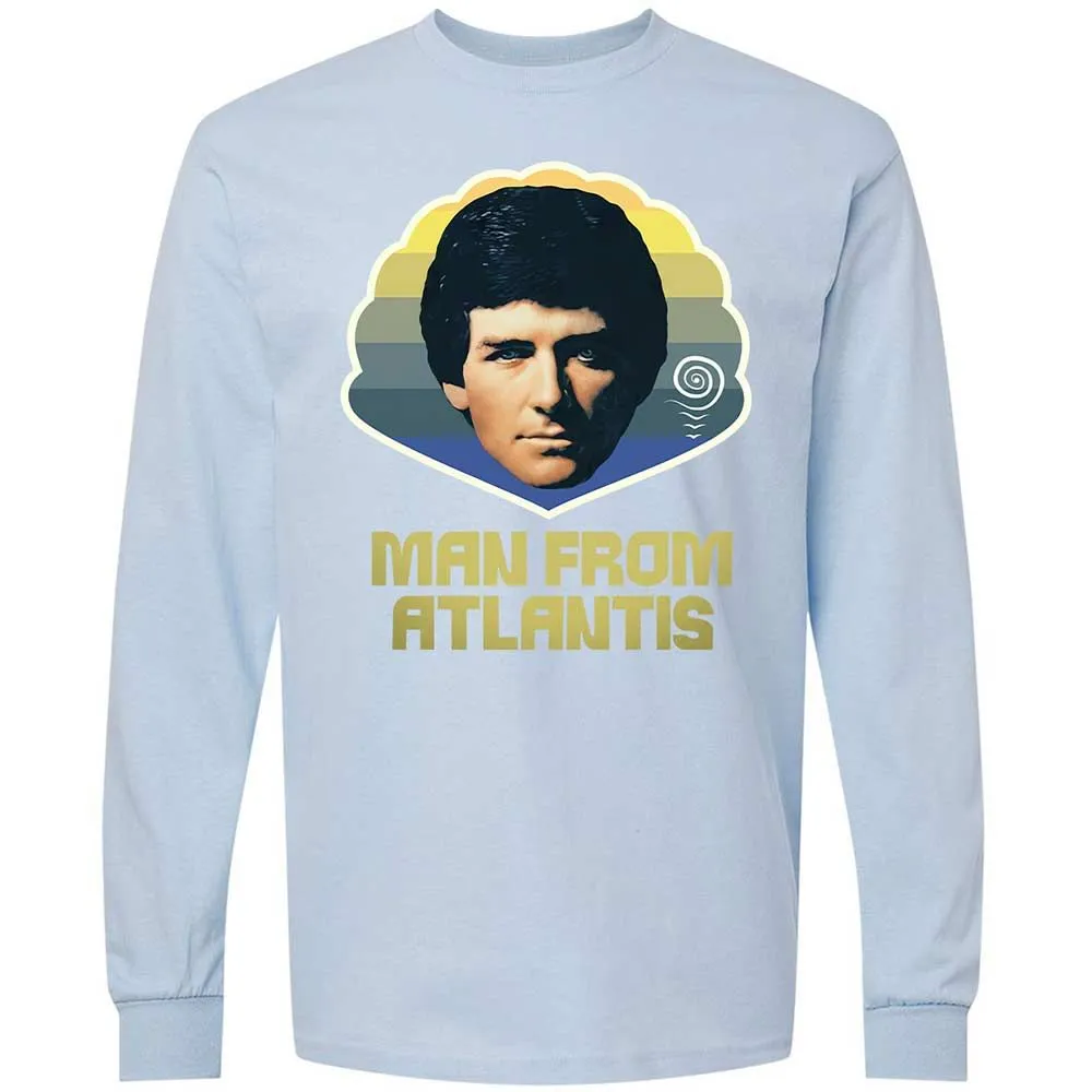 Long Sleeve T-Shirt - QFHCAQVR - Light Blue - 18
