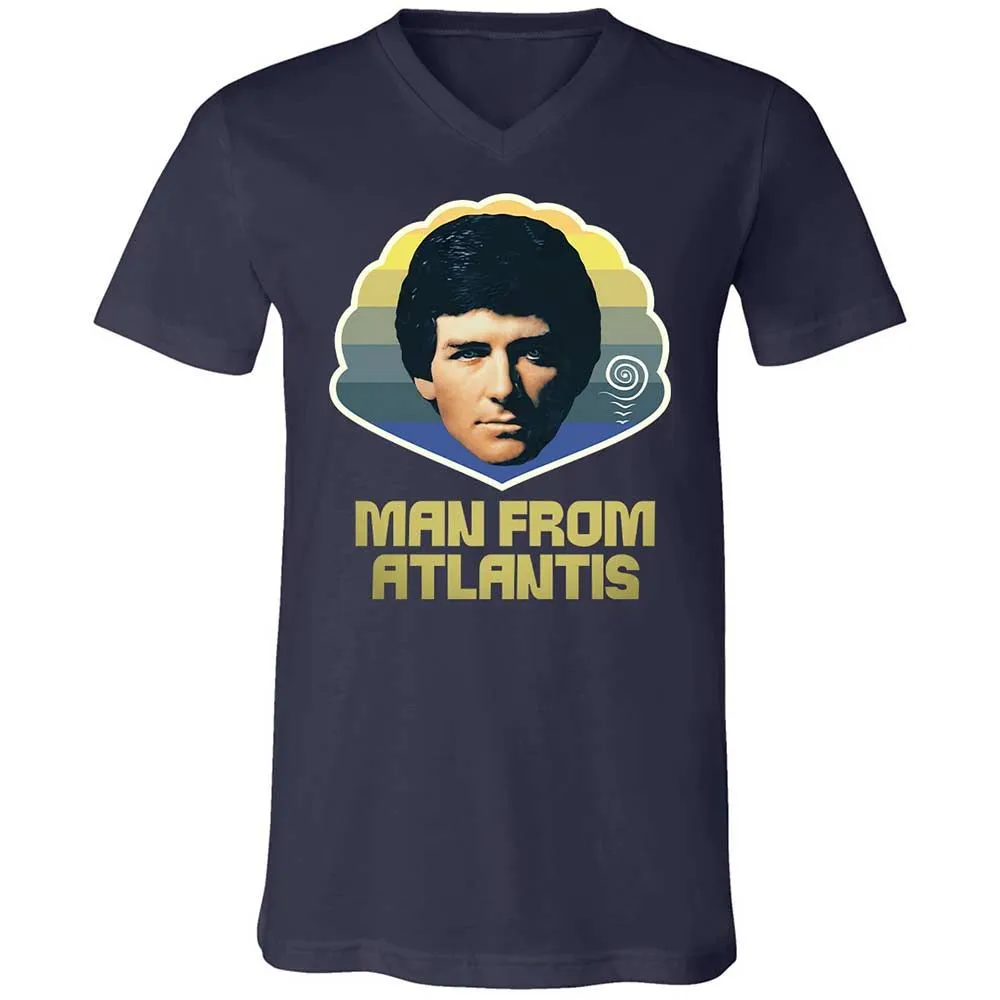 Unisex V-Neck T-Shirt - JCNPE99E - Navy - 2