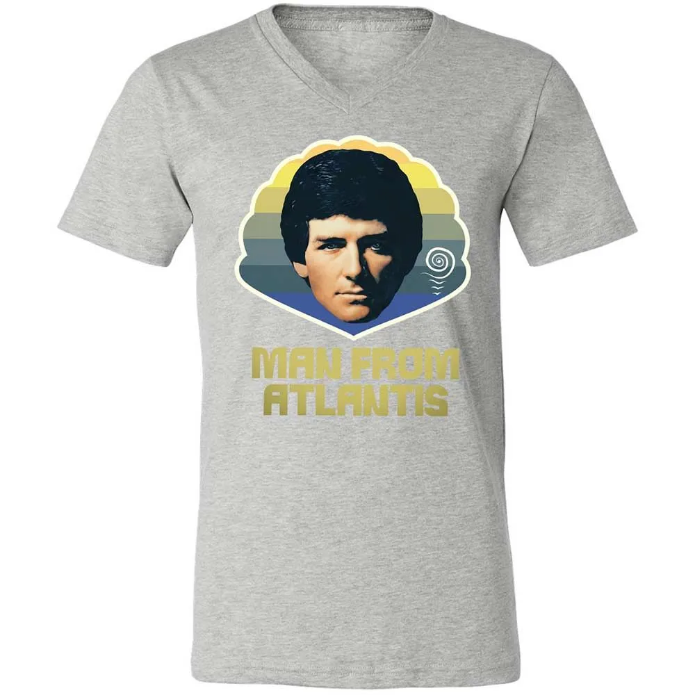 Unisex V-Neck T-Shirt - JCNPE99E - Athletic Heather - 15