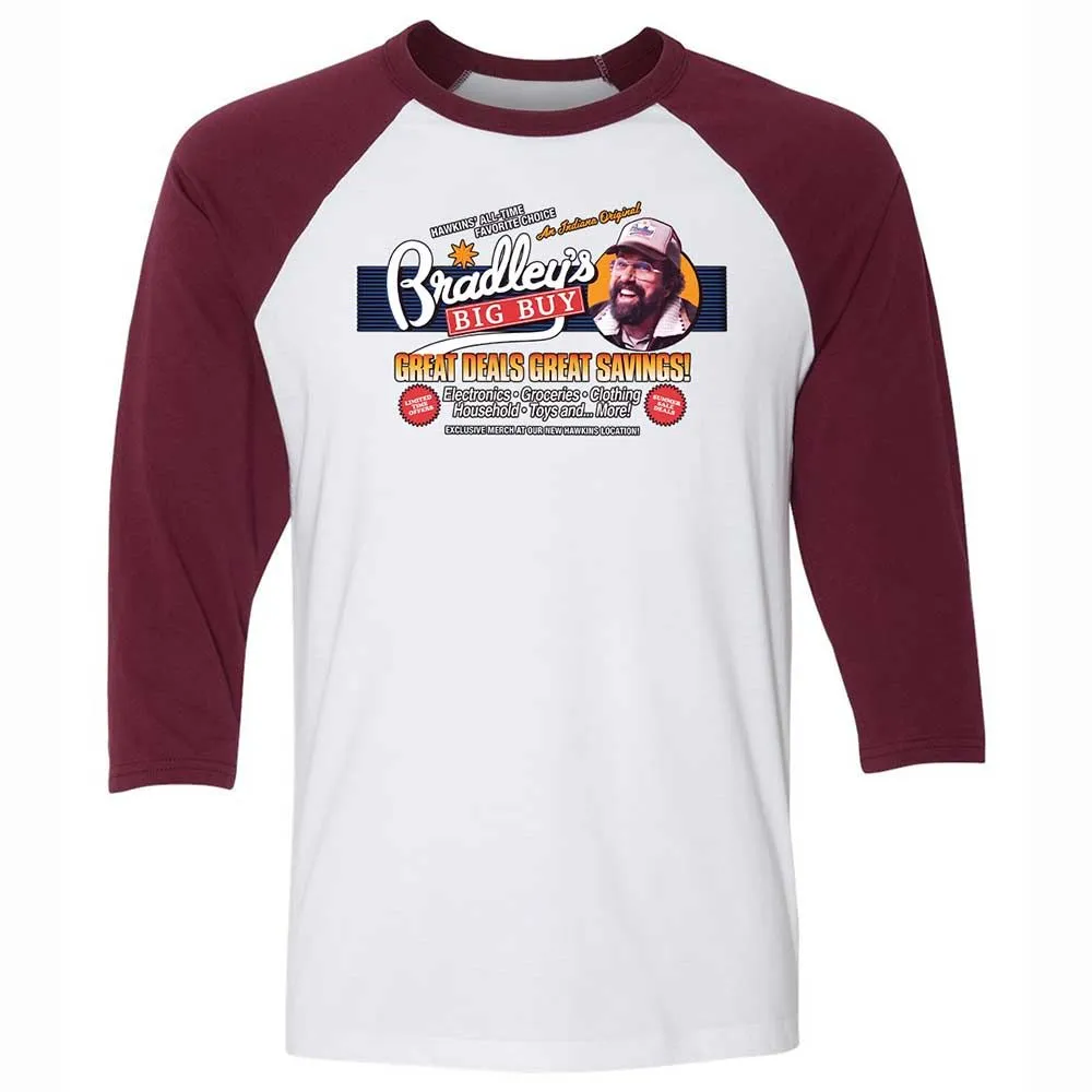 Bradley's Big Buy - White/Maroon - 7