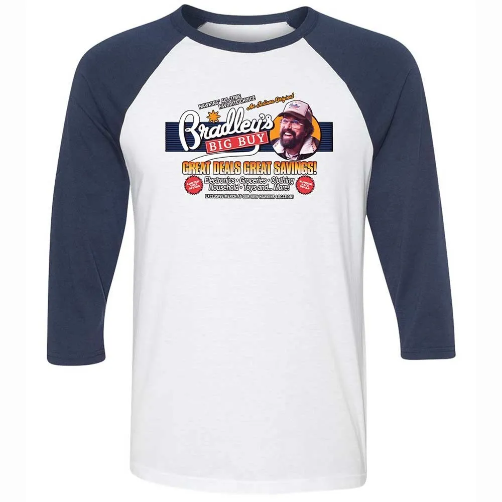 Bradley's Big Buy - White/Navy - 8