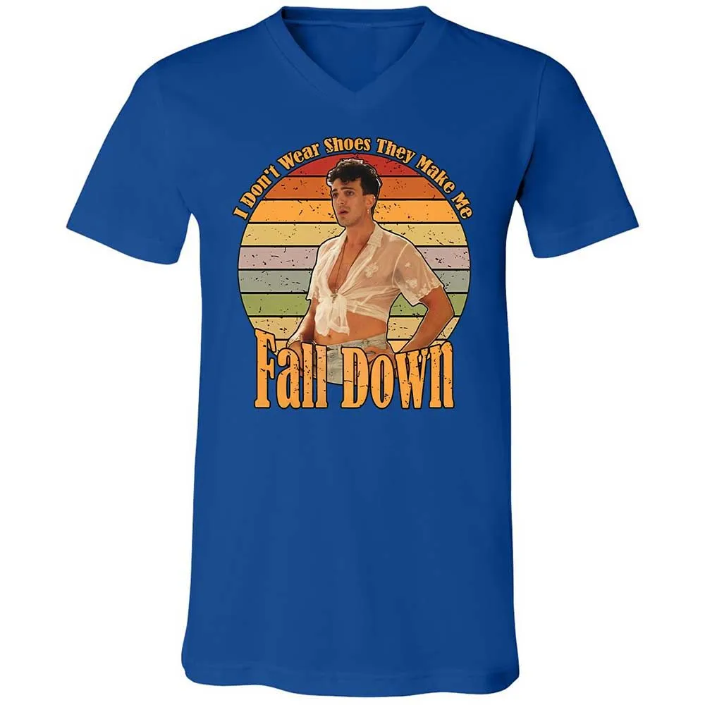 Unisex V-Neck T-Shirt - P6GA3WSP - True Royal - 4