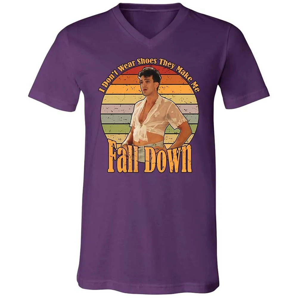 Unisex V-Neck T-Shirt - P6GA3WSP - Team Purple - 10