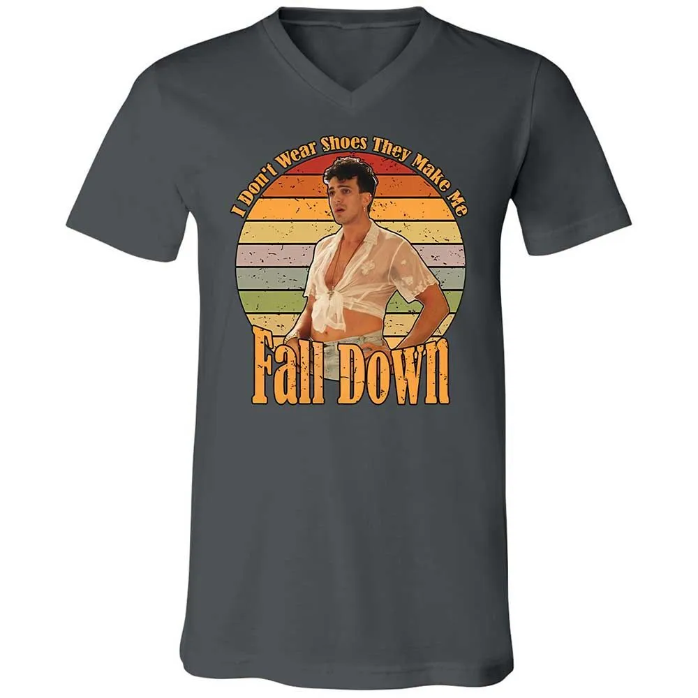 Unisex V-Neck T-Shirt - P6GA3WSP - Asphalt - 13