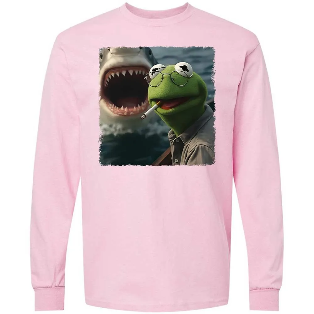 Long Sleeve T-Shirt - HNDVU18Y - Light Pink - 16