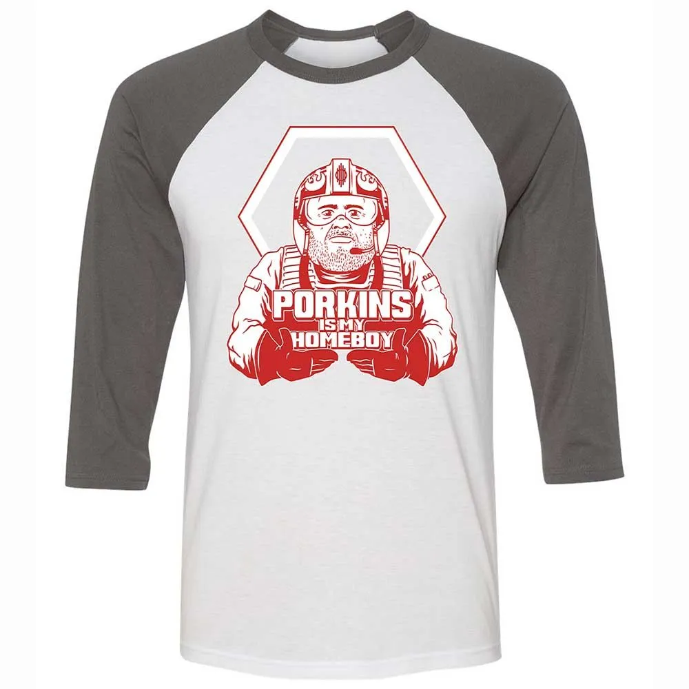 Porkins Is My Homeboy - White/Asphalt - 2