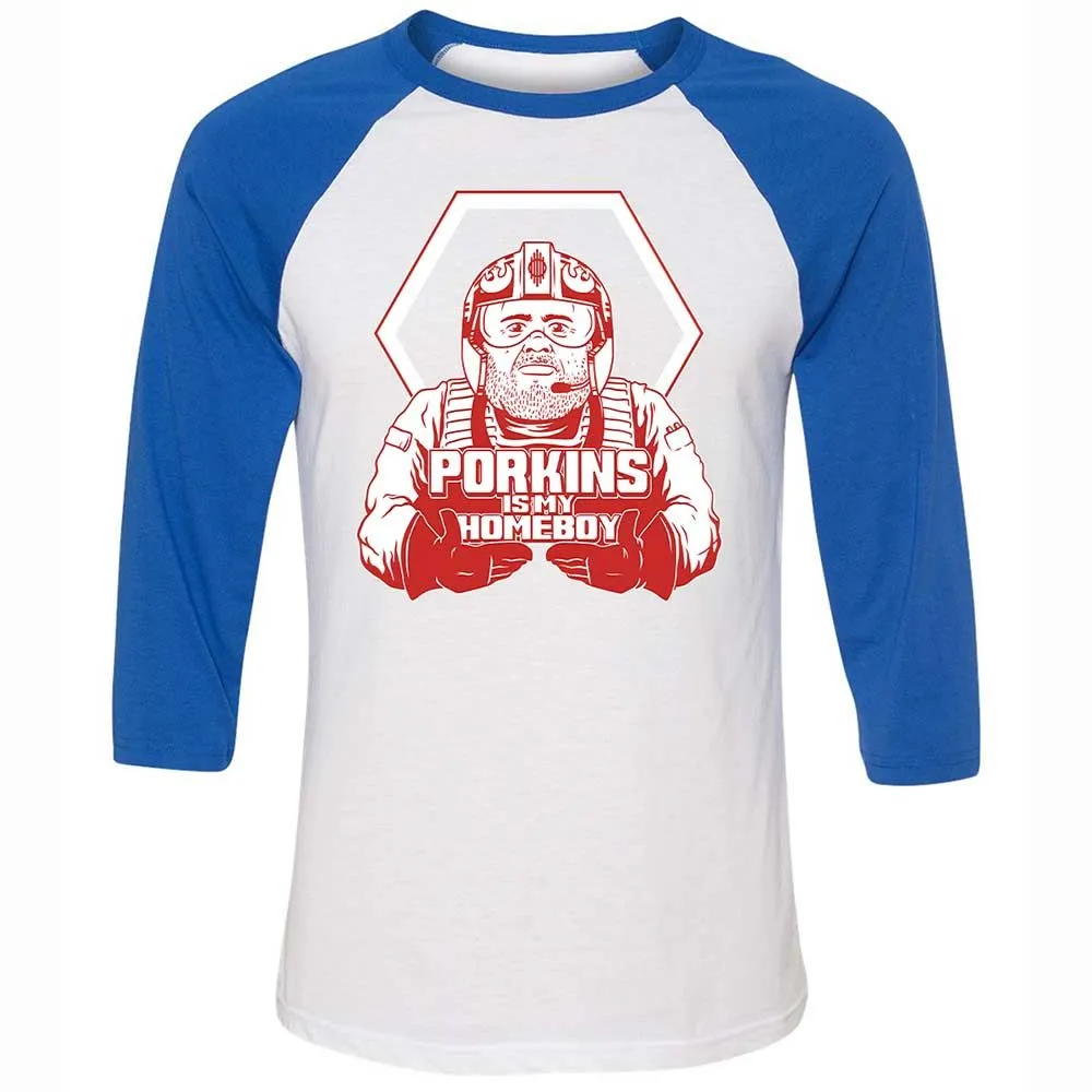 Porkins Is My Homeboy - White/True Royal - 10