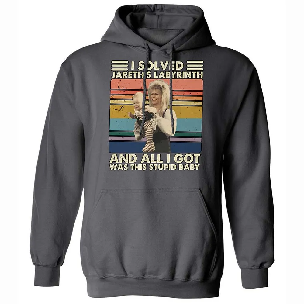 Classic Unisex Hoodie - HTBTVYAU - Charcoal - 8