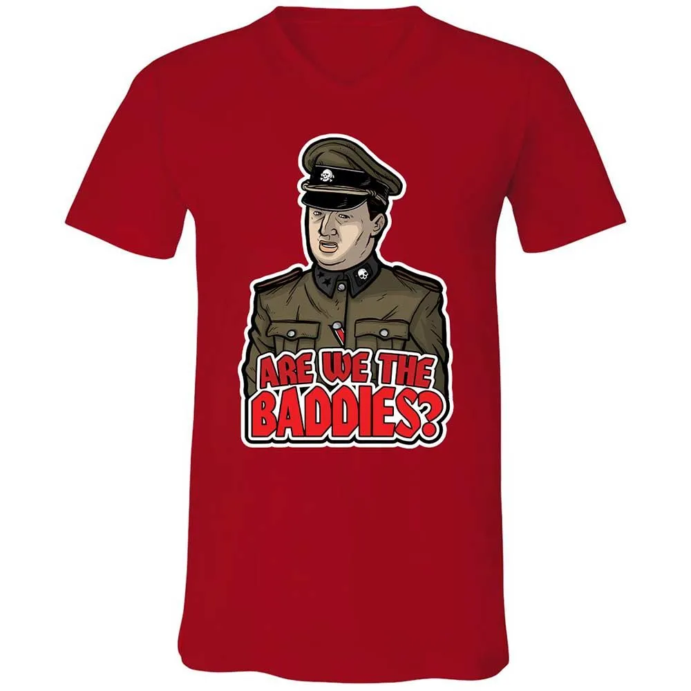Unisex V-Neck T-Shirt - T4VSMETK - Red - 6