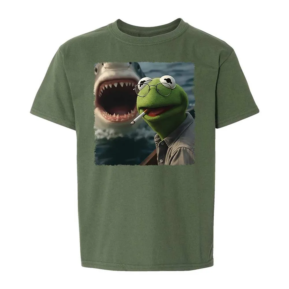 Kids T-Shirt - U5FHJD83 - Military Green - 19