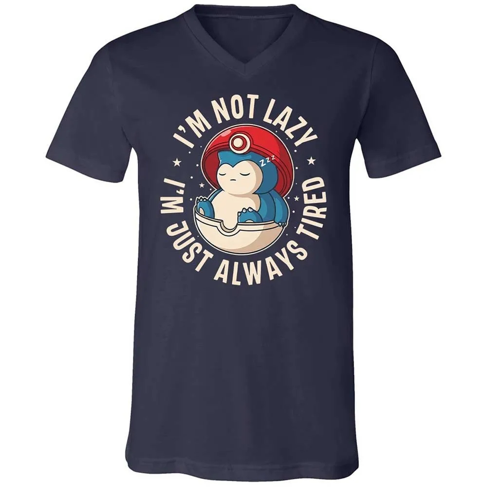 Unisex V-Neck T-Shirt - UT5T9K3M - Navy - 2